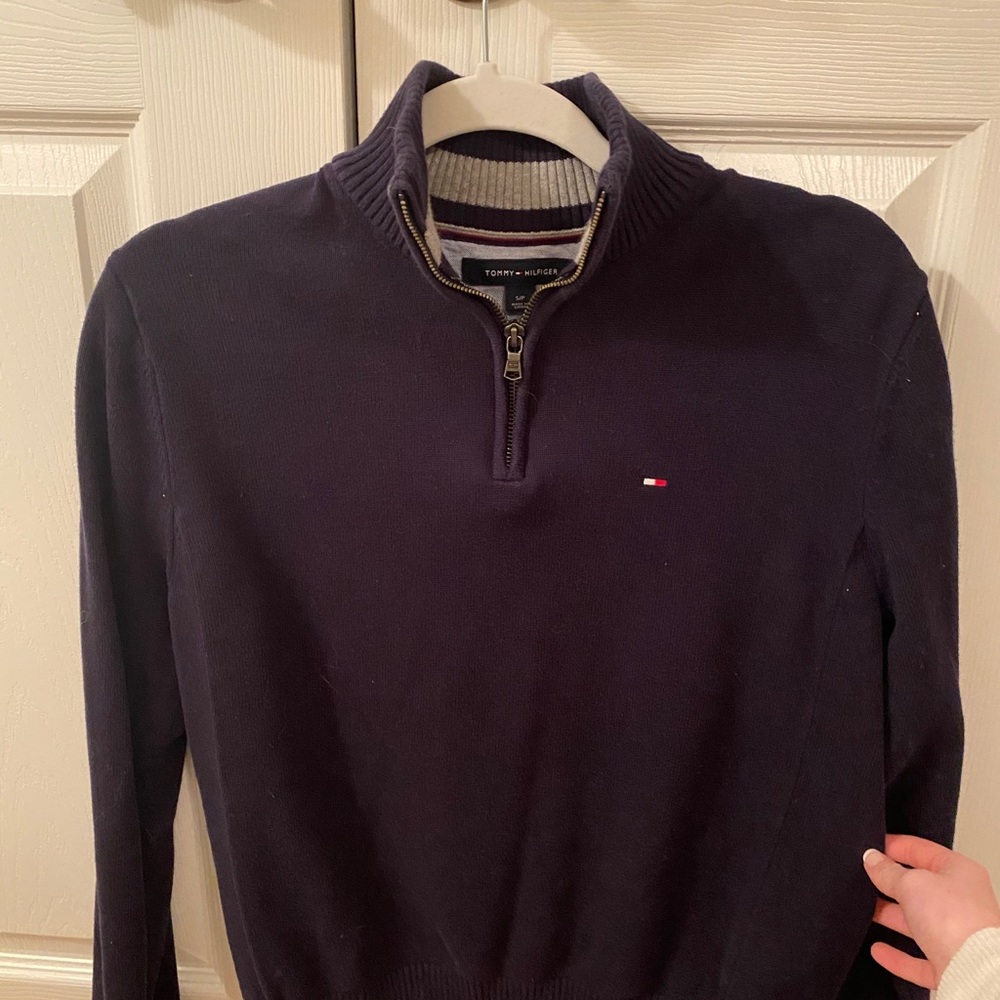 TOMMY HILFIGER half zip sweater